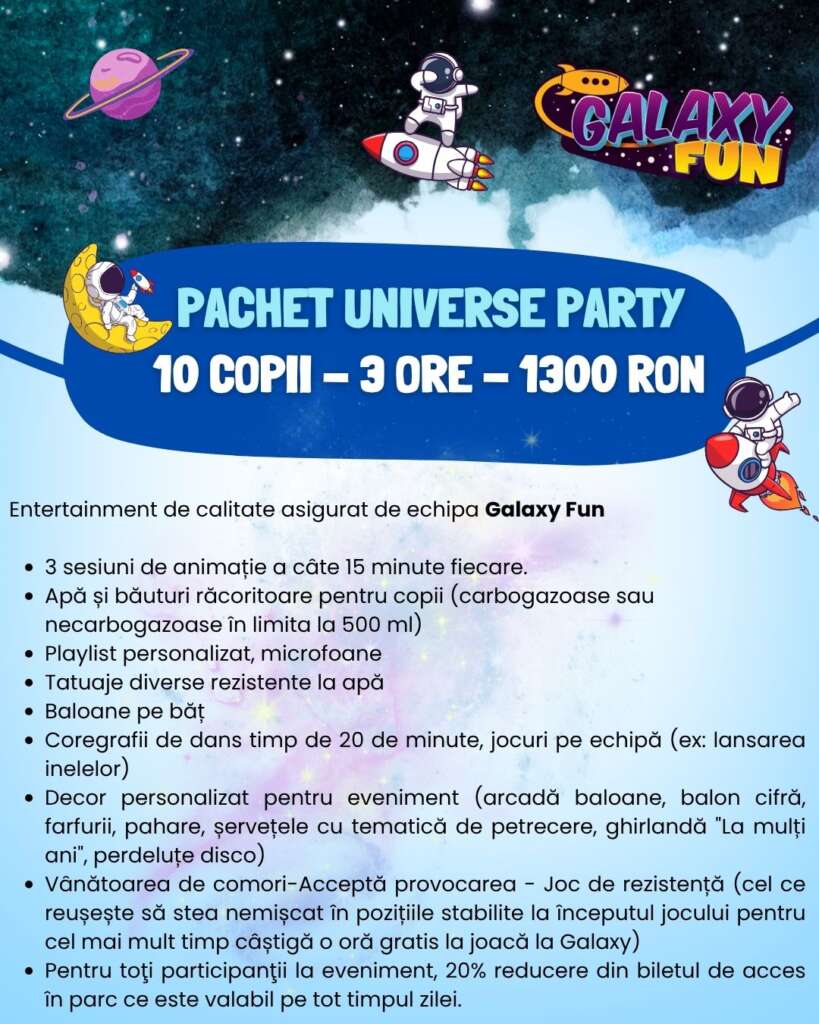 Petreceri pentru copii la Divertiland